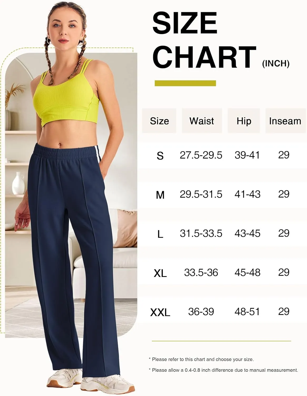 SPECIALMAGIC Wide Leg Sweatpants Women Baggy Sweatpants Wide Leg Pants for Women Flowy Comfy Drawstring Joggers Casual