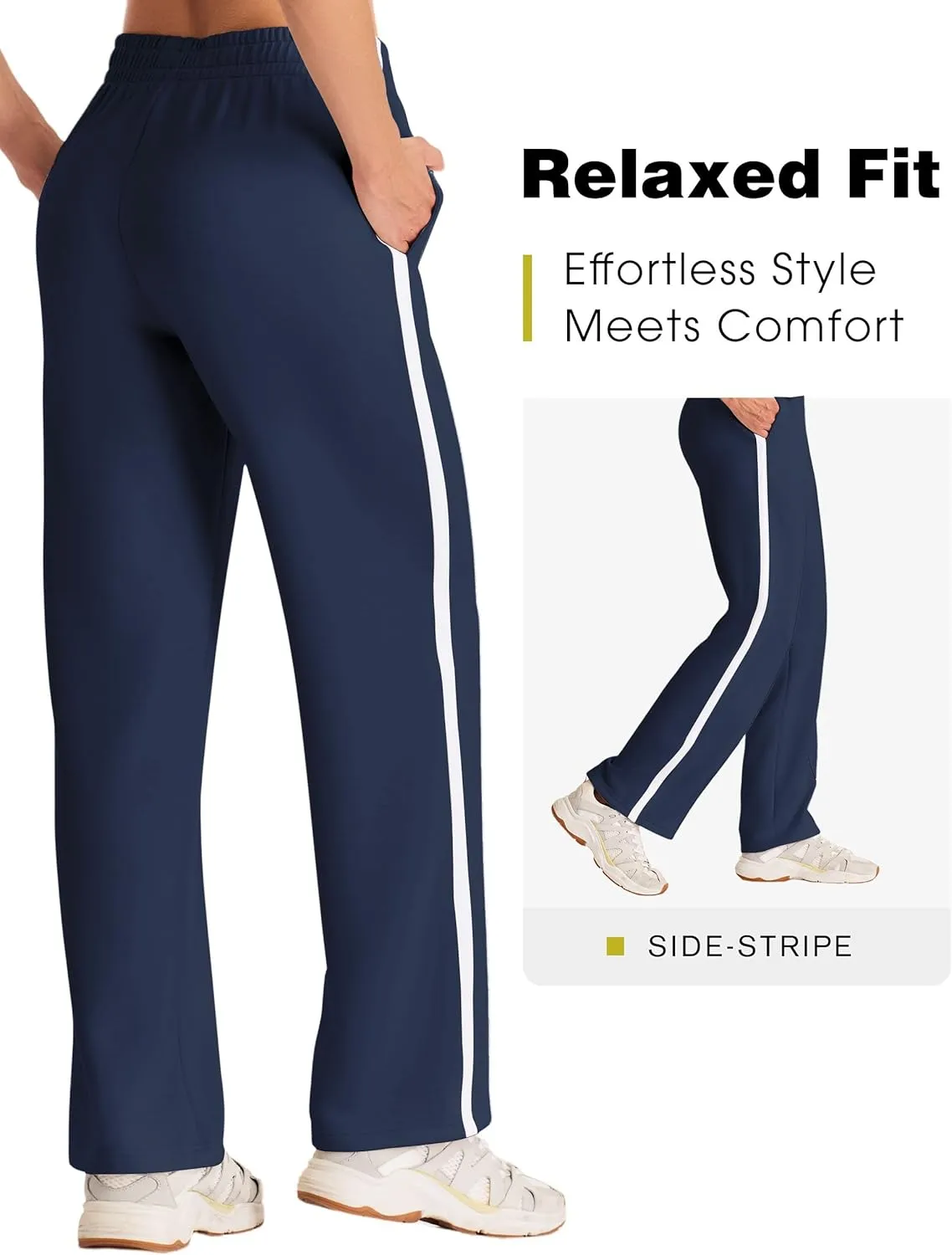 SPECIALMAGIC Wide Leg Sweatpants Women Baggy Sweatpants Wide Leg Pants for Women Flowy Comfy Drawstring Joggers Casual