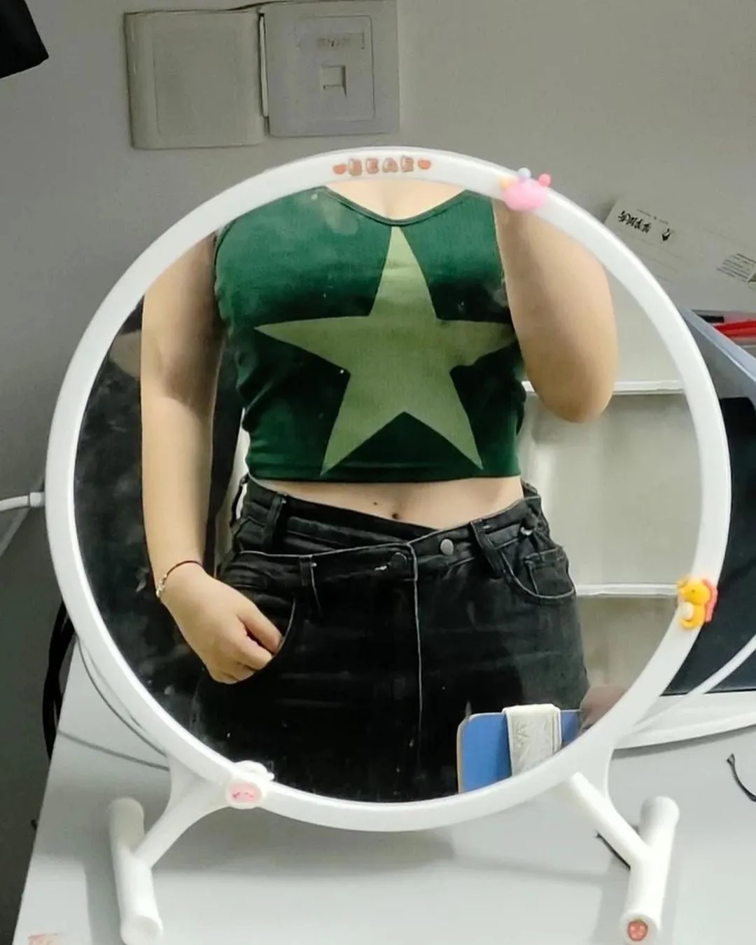 STARDUST Y2K CROP TOP