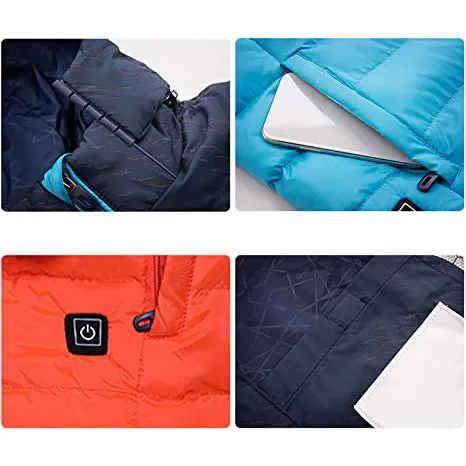 Stitched Heated Down Vest