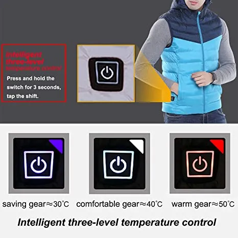 Stitched Heated Down Vest