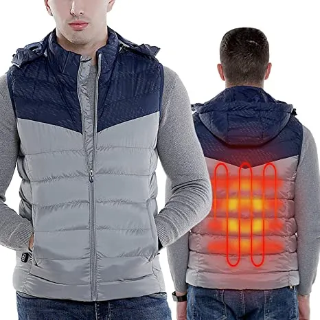 Stitched Heated Down Vest