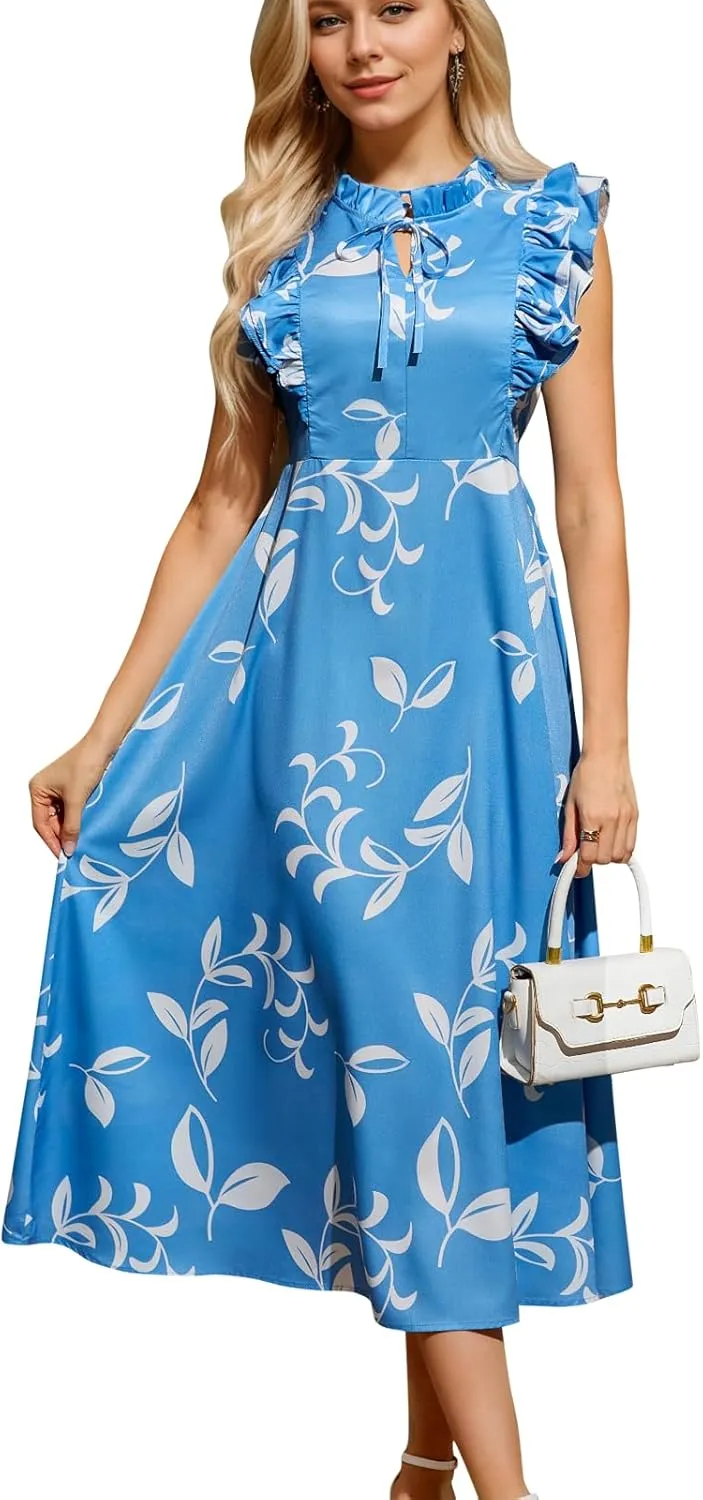 Women's 2025 Summer Formal Dresses Elegant Evening Party Cocktail Sexy Ruched Wedding Guest Maxi Dress