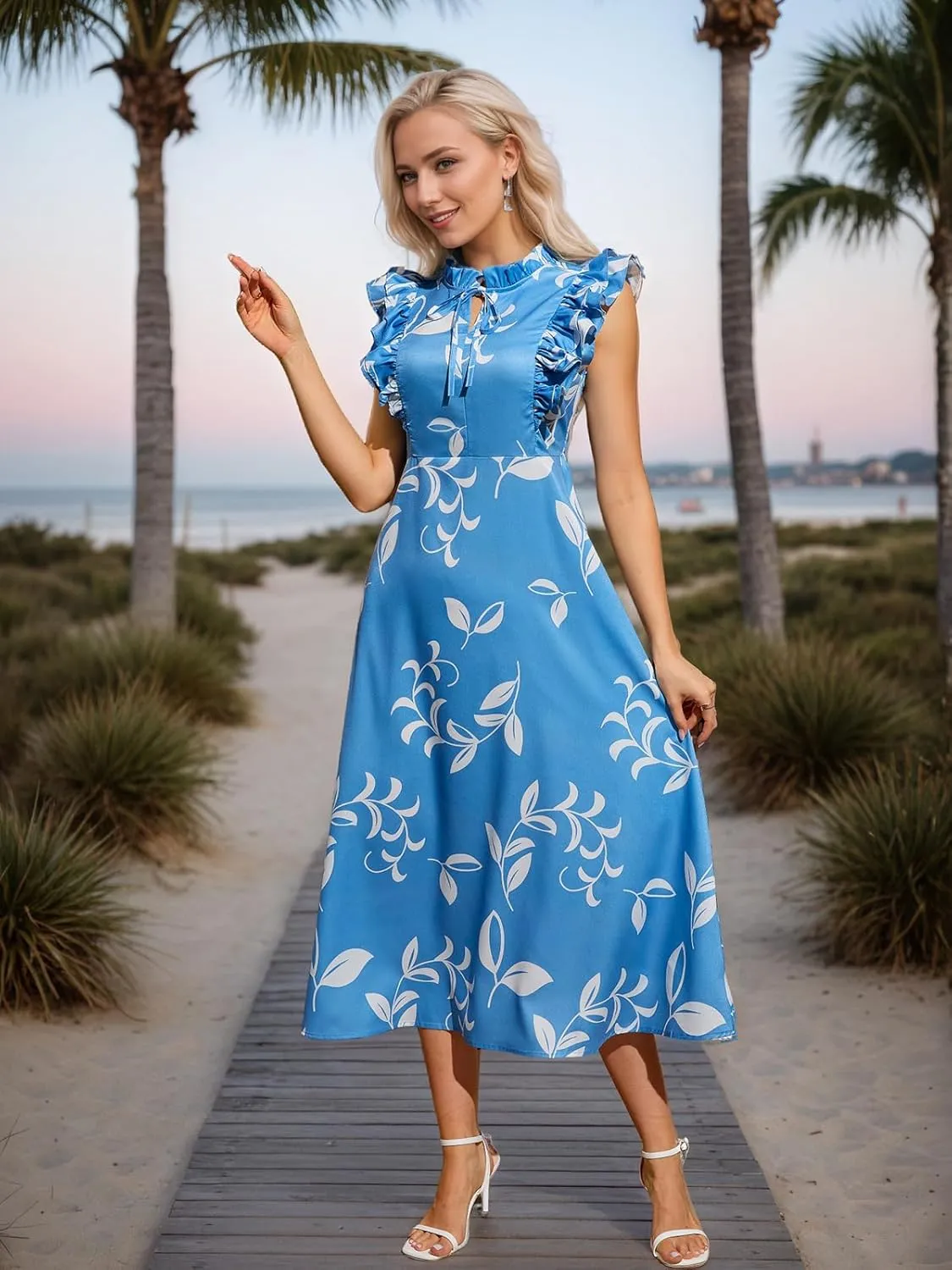 Women's 2025 Summer Formal Dresses Elegant Evening Party Cocktail Sexy Ruched Wedding Guest Maxi Dress