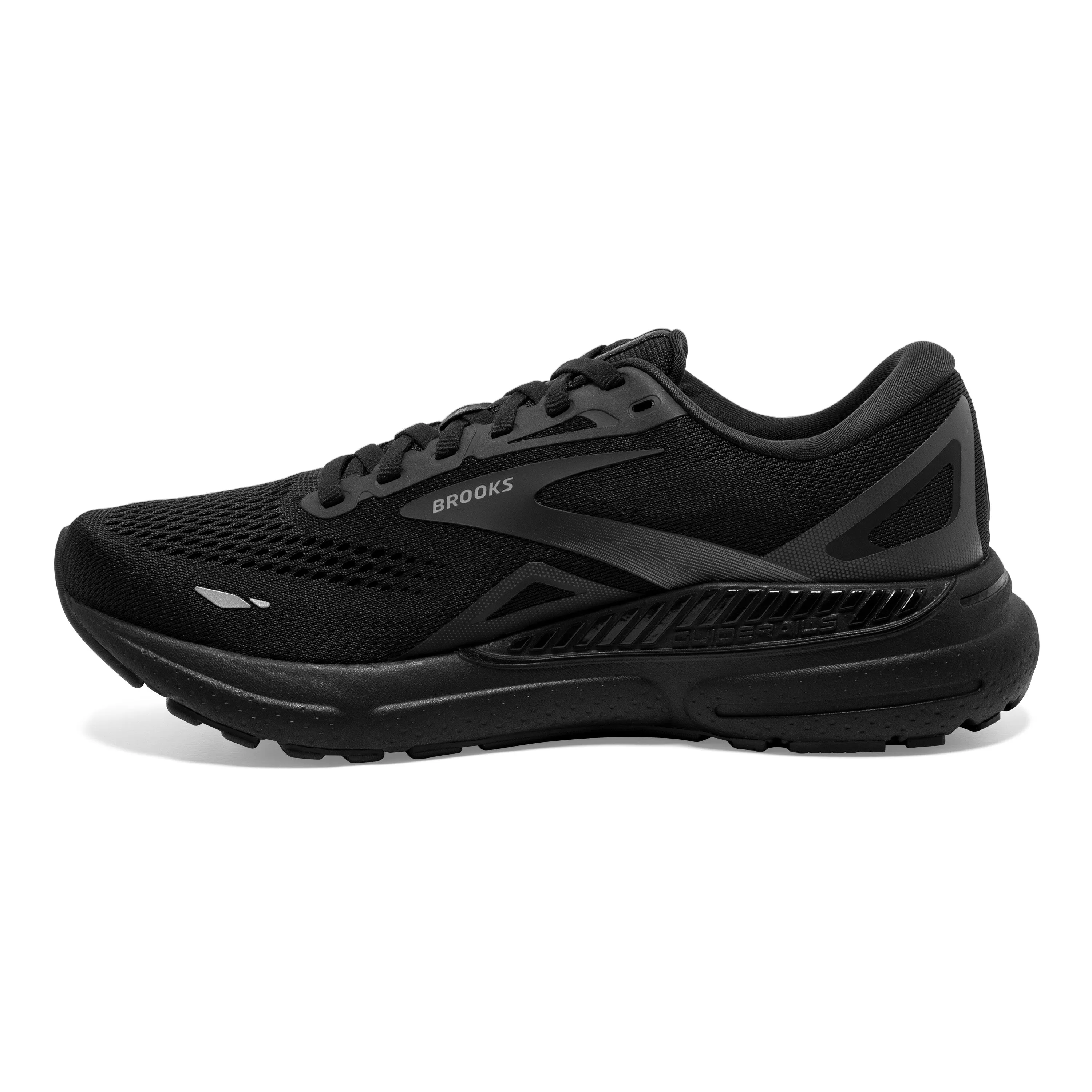 Women's Brooks Adrenaline GTS 23 Color: Black/Black/Ebony (WIDE WIDTH)