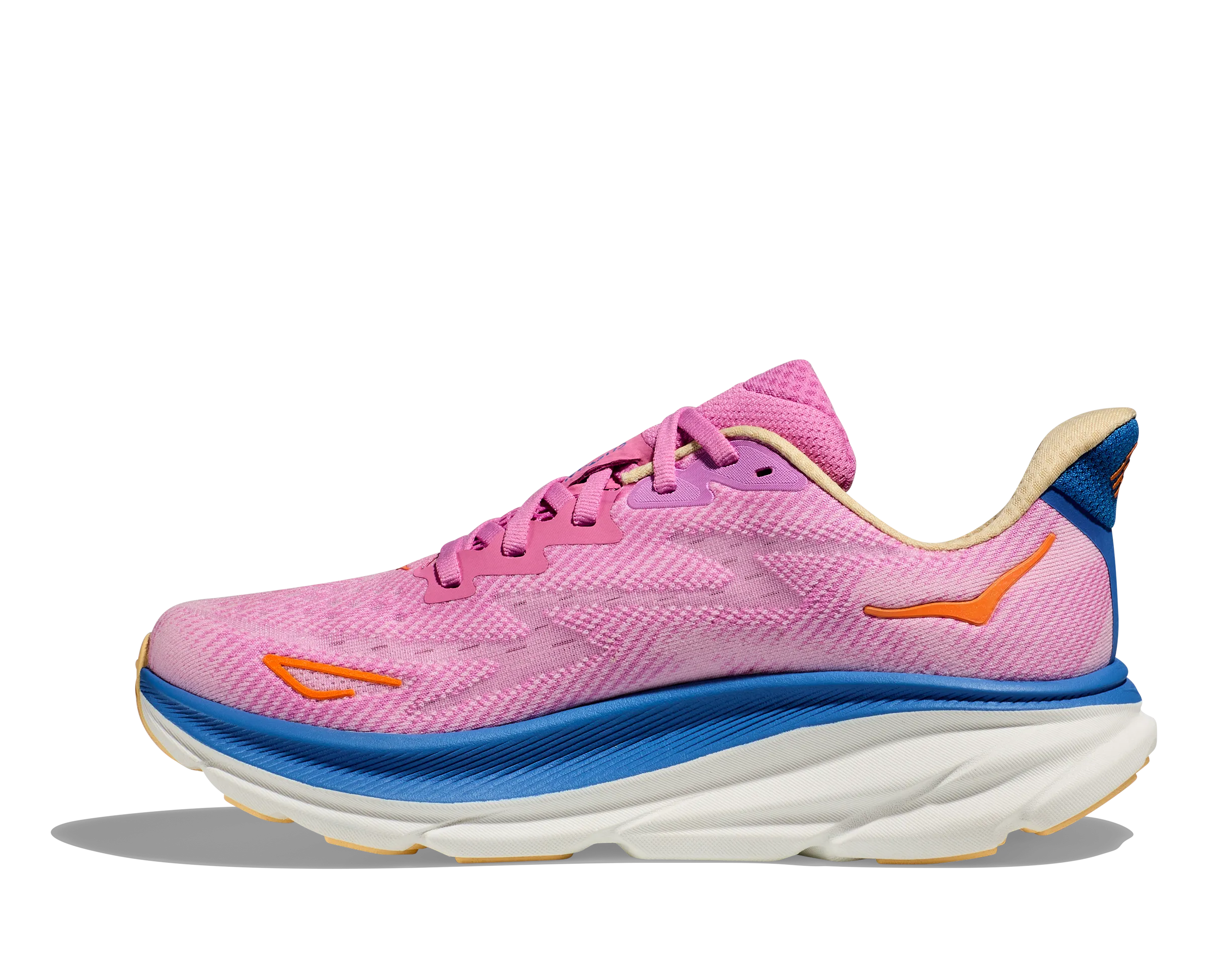 Women's Hoka One One Clifton 9 Color: Cyclamen/ Sweet Lilac