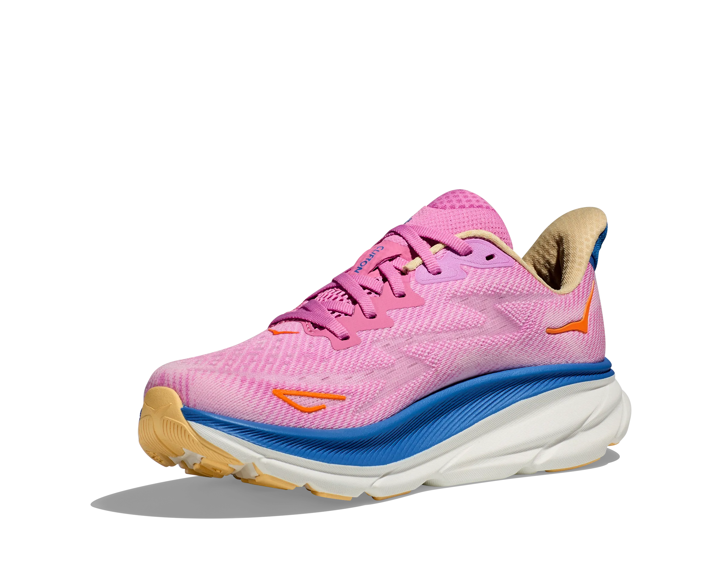 Women's Hoka One One Clifton 9 Color: Cyclamen/ Sweet Lilac