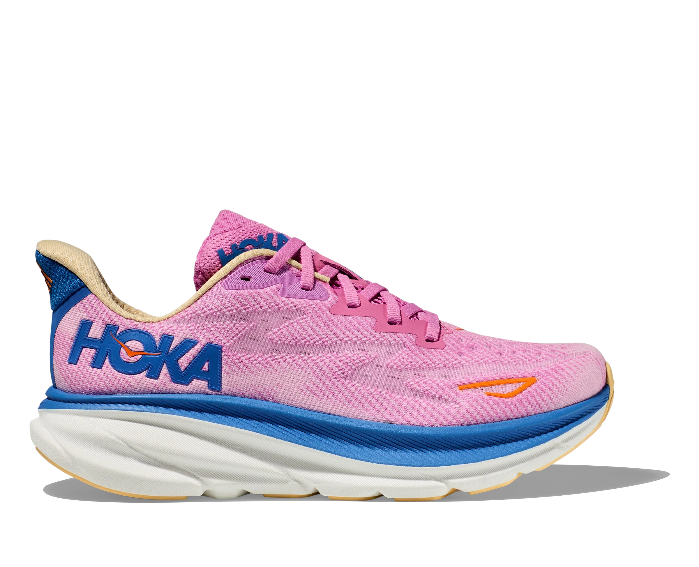 Women's Hoka One One Clifton 9 Color: Cyclamen/ Sweet Lilac
