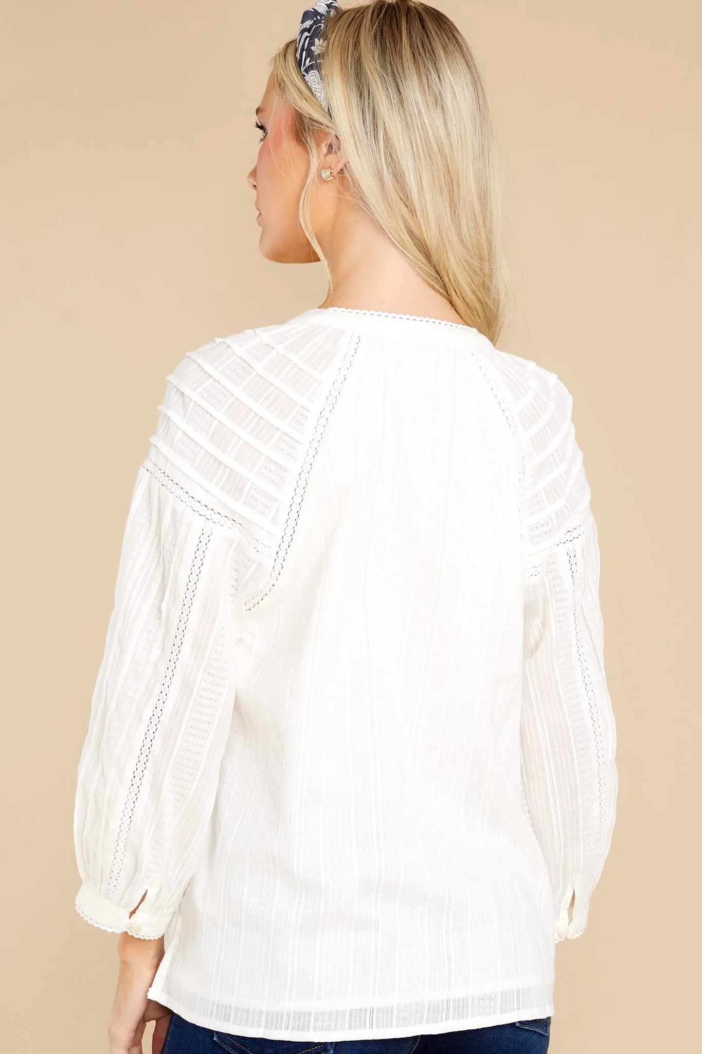 Zelle Ivory Blouse
